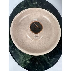 Vintage Roseville Hyde Park Ceramic "A" INITIAL ASHTRAY No. 1902 Made In USA